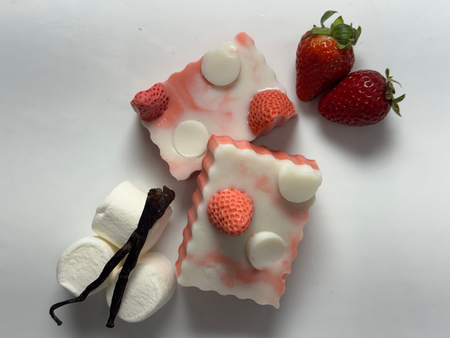 Fluffy Strawberry Marshmallow | Goats Milk Soap Bar