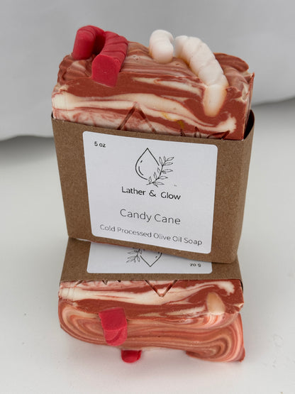 Candy Cane | Cold Processed Olive Oil Soap