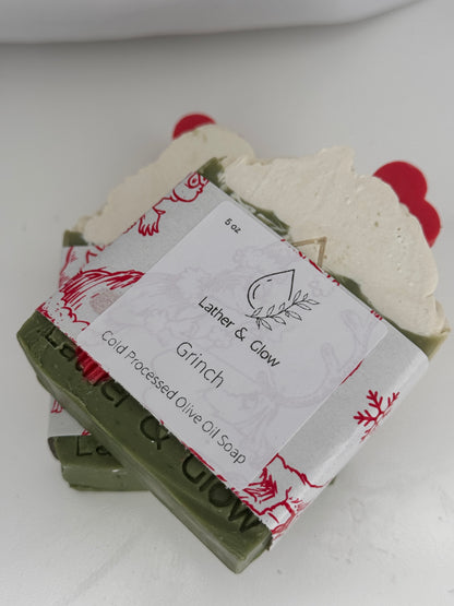 Grinch | Cold Processed Olive Oil Soap