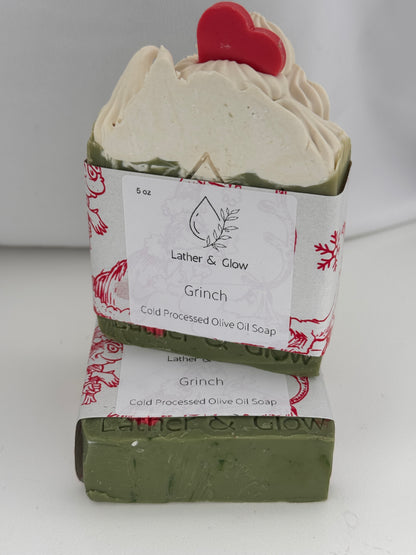Grinch | Cold Processed Olive Oil Soap