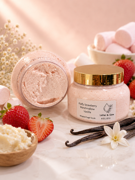 Whipped Fluffy Sugar Scrub