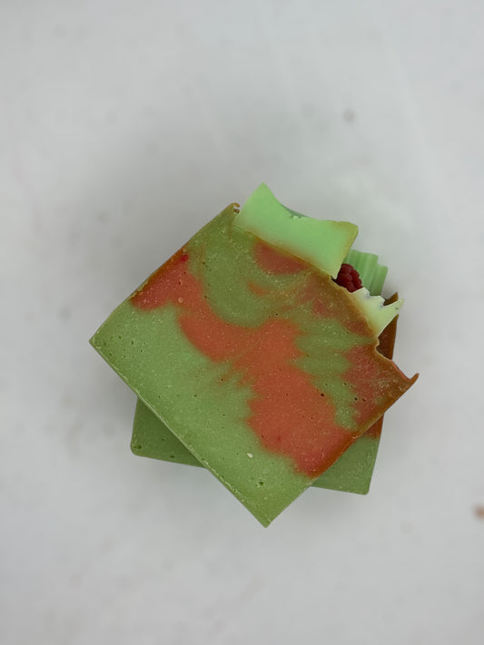 Raspberry Green Tea | Cold Processed Olive Oil Soap